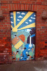 Mosaic on Rising Sun Inn